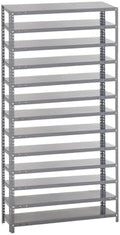 Quantum Storage Systems 1875-000 Shelving Unit for Shelf Bin System (Bins Sold Separately), 18" W x 36" D x 75" H by QuantumStorageSystems