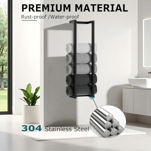 30 Inch Towel Racks for Bathroom,304 Stainless Steel - Image 3