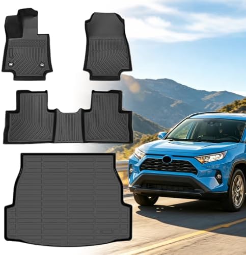 Floor Mats for Toyota RAV4 2019-2025, 2021 RAV4 Floor Mats by Vehiwell