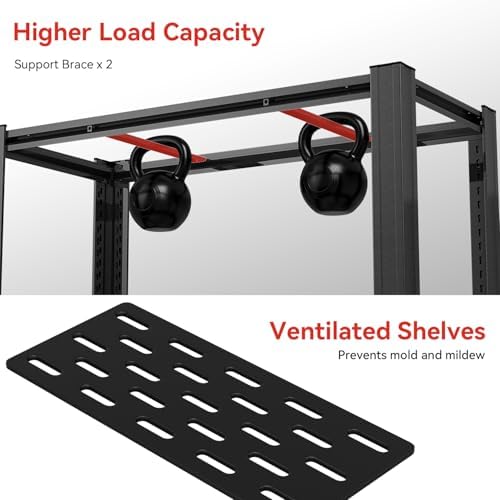 5-Tier Heavy Duty Garage Shelving, 5,000 lbs Capacity Adjustable Plastic Storage Shelving Unit for Garage, Basement & Warehouse, Boltless Steel Frame,35" W x 15.7" D x 72" H - Image 5