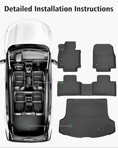 Floor Mats & Cargo Mat Custom for Lexus 2023-2026 RX/RX350/RX350h/RX500h - Image 7