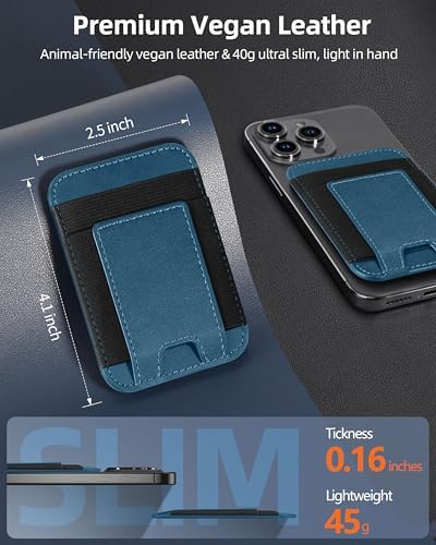 Upgraded for Magsafe Wallet, 7 Card Holder, RFID Blocking, Strongest Magnet - Image 6