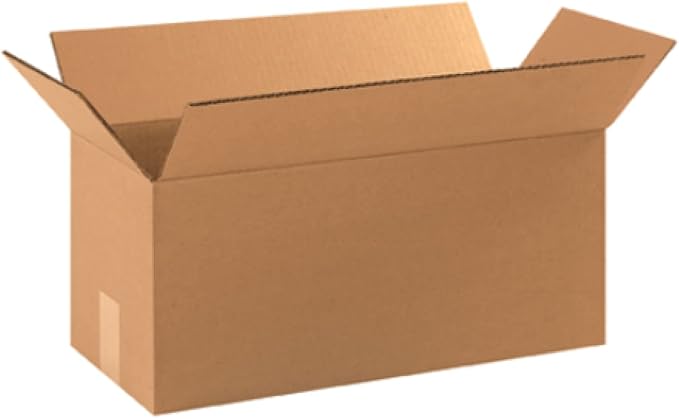Secure Seal - 18x8x8 Pack of 50 Corrugated Cardboard Packing Shipping Mailing by Secure+Seal