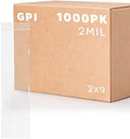 2" x 9" Zip Bags, 1000 Pack, 2 Mil, Reclosable for Incense Necklaces, GPI by GPI