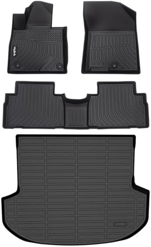 Mats for Hyundai Santa Fe 2019 2020 5 Seats Floor Mats Cargo Liner by Wailtnb