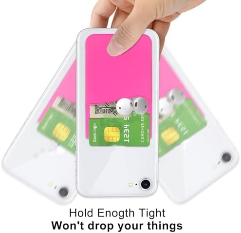 Senose Phone Wallet, 3 Pack Phone Card Holder Stick On Back of Cellphones - Image 5