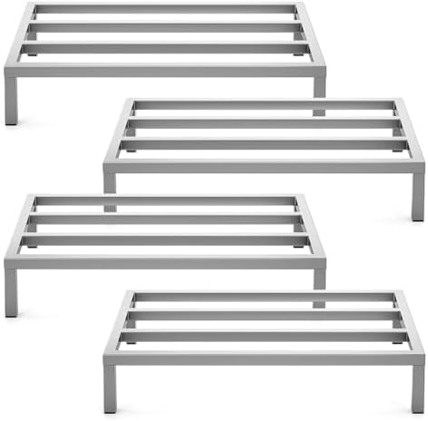 MorningRo 4 Pack Dunnage Rack 36'' Long x 14'' Wide, 7.9'' Height by MorningRo