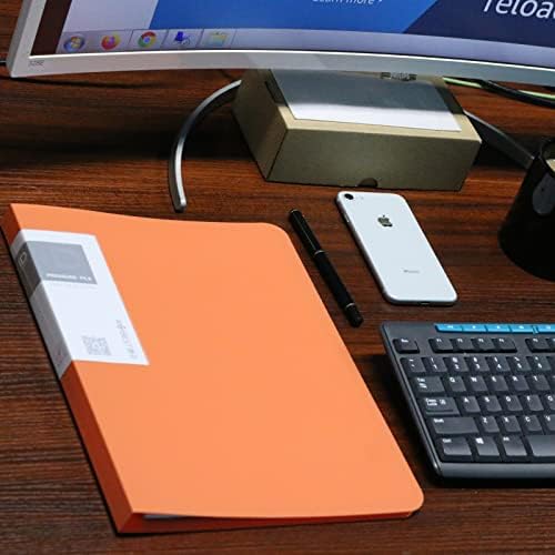 Acocony Punchless Binder Letter Size with Clamp Vivid Multicolor 5-Pack - Image 7
