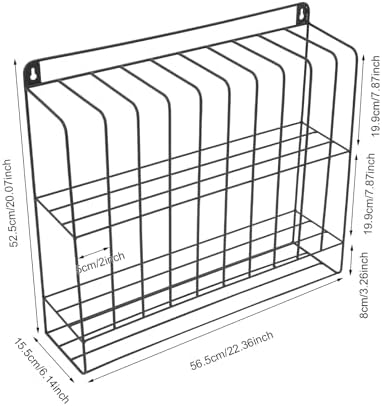 Hair Color Organizer, 2 Tiers Metal Salon Hair Color Tube Storage Racks for Salon Beauty Home Spa - Image 6