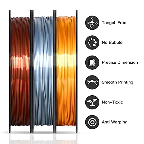 Geeetech Bundle Silk PLA Filament 1.75mm - Image 4