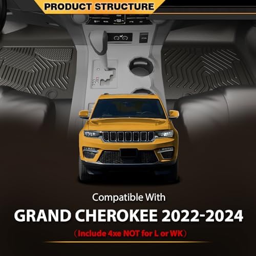 G-PLUS 3PCS Cargo Liners Fit Jeep Grand Cherokee 2022-2024 (Include 4xe) - Image 6