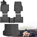 Custom Fit Floor Mats & Cargo Liner for Lexus RX350/RX350h/RX500h 2023-2026 (Excludes RX450h+ PHEV), Heavy Duty TPE All-Weather Trunk Mat by IKABEVEM