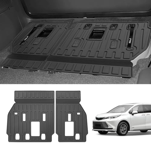 Custom for 2021-2026 Toyota Sienna Rear Seat Backrest Mats All Weather TPE Protection Mat Accessories (for 2021-2026 Toyota Sienna Backrest Mats) - Image 4