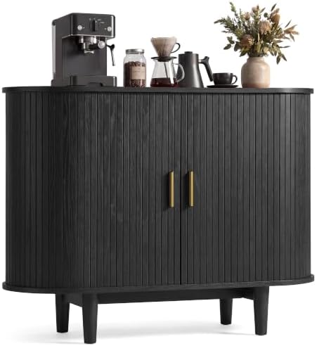 VASAGLE Storage Cabinet, Sideboard with Adjustable Shelves by VASAGLEbySONGMICSHOME