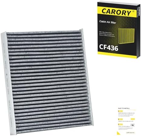 Cabin Air Filter w/Activated Carbon for Subaru Outback (2020-2025), Crosstrek (2018-2023), Ascent (2019-2025), Legacy (2020-2025), Impreza (2017-2023), OE# 72880-FL500, CF12436, CF436 by Carory