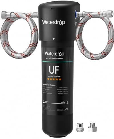Waterdrop 10UA-UF 0.01 μm Ultra Filtration Under Sink Water Filter System by Waterdrop