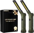 Coquimbo Tool Gifts for Men Him, Rechargeable LED Work Light, 2 Pack Green by Coquimbo