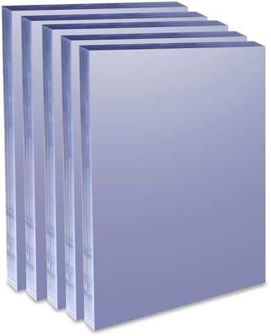 Binditek 8 Mil PVC Binding Covers, 8.5 x 11 Inches, Clear, 500 Pack by Binditek