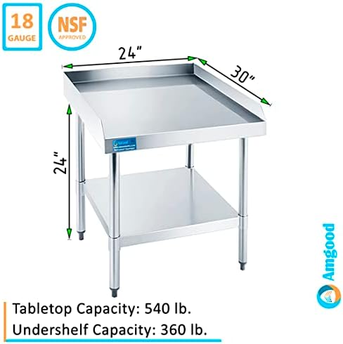 Stainless Steel Rolling Equipment Stand with Wheels (30 x 24) - Image 3