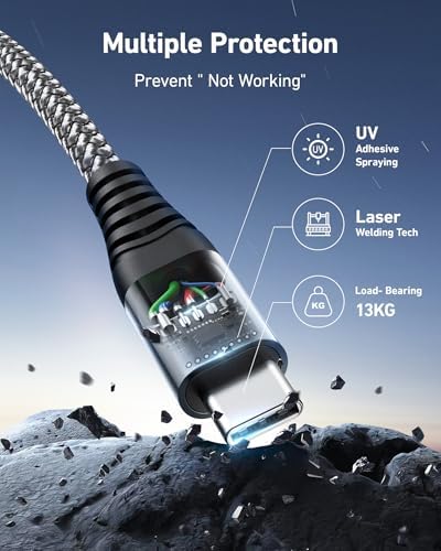 Short USBC to USBC Cable 3FT, 60W USB Type C Fast Charging Cable for Car - Image 6