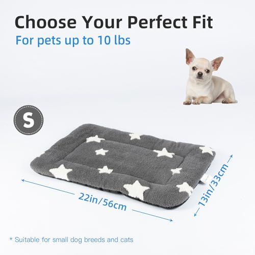 Mora Pets Cat Beds for Indoor Cats Washable Cat Mat Bed Flat Dog Crate Pad - Image 6