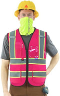 AYKRM 11 color High Vis Reflective Safety Vest for Women Men Pocket Zipper ANSI/ISEA Standard by AYKRM