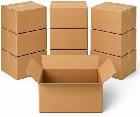 BOX USA Moving Boxes Holds 65lbs, 22"L x 17"W x 12"H (10-Pack) Large - Corrugated Cardboard Box for Shipping, Mailing, Packing, Packaging and Storage - Image 6
