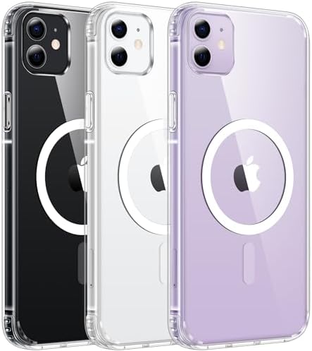 FNTCASE for iPhone 11 Case Clear Compatible with Magsafe Anti Yellowing by FNTCASE