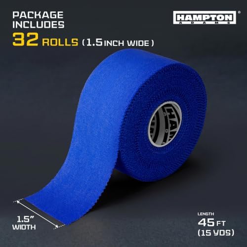 Hampton Adams Athletic Tape Multi Pack, Sports Medical Grade, Easy Tear - Image 2