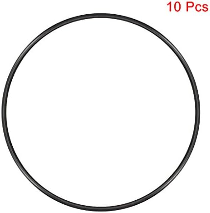 uxcell Nitrile Rubber O-Rings 125mm OD 118mm ID 3.5mm Width, Metric Sealing Gasket, Pack of 10 - Image 2