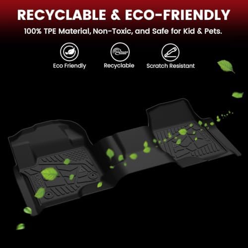 LASFIT Floor Mats Crew F250 2017-2026 Bench Seats 2nd Row Without Storage - Image 6