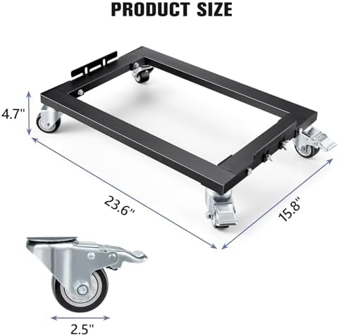 KEDSUM Industrial Mover Dolly with Sturdy Steel Frame, 1800LBS - Image 6