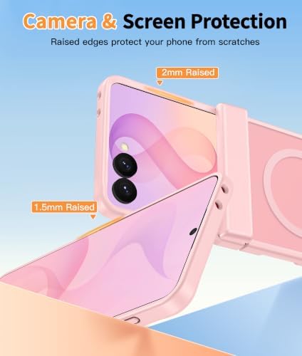 FNTCASE for Samsung Galaxy Z Flip 8 Case, Fit for Magsafe, Screen Protector - Image 6