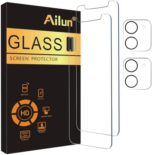 Ailun Screen Protector + Camera Lens Protector for iPhone 11, 2+2 Pack by Ailun