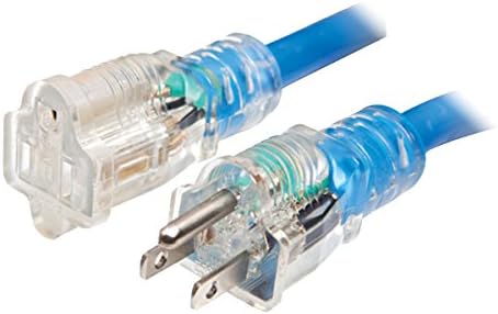 Eastman 50 Feet All Weather Extension Cord with Indicator Light, Electrical 3-Prong Wire, 60996 (Pack of 8) - Image 2