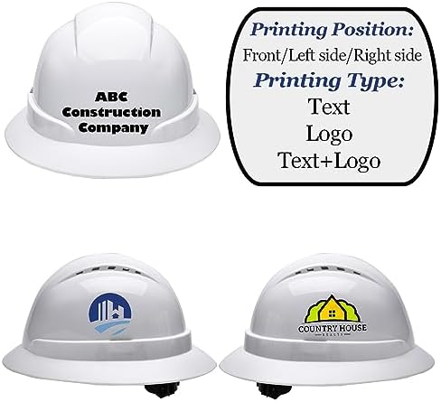 Customized Safety Hard Hat Construction Work Safety Helmet Adjustable Ratchet Suspension Full Brim with Abs Shell Construction hat - Image 2