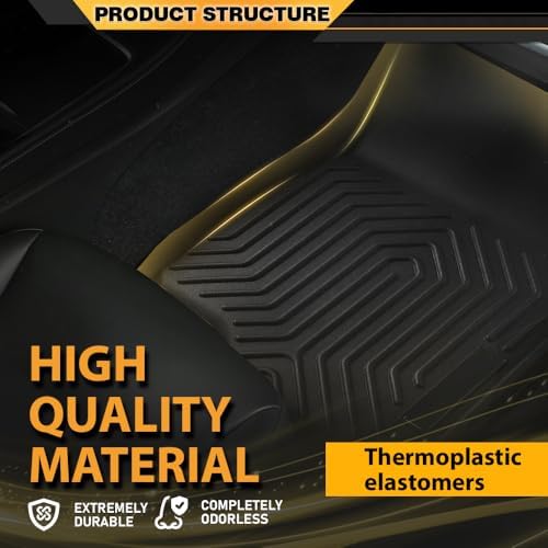 G-PLUS TPE Floor Mats Fit Honda HR-V 2016-2022,1st & 2nd Row - Image 7