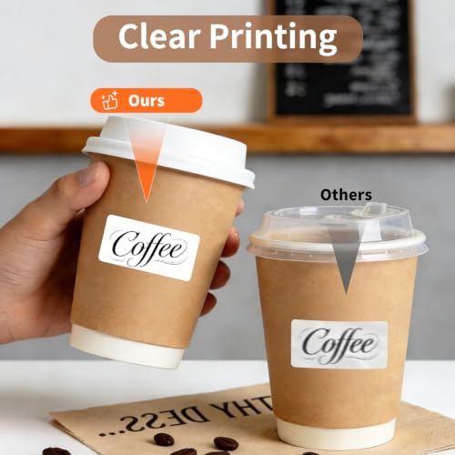 1 * 2 Inch Holographic Thermal Labels, Direct Thermal Stickers, Printable Labels for DIY Logo Design, QR Code, Name Tag, Price Tag & Packaging, 300Pcs/Roll - Image 6