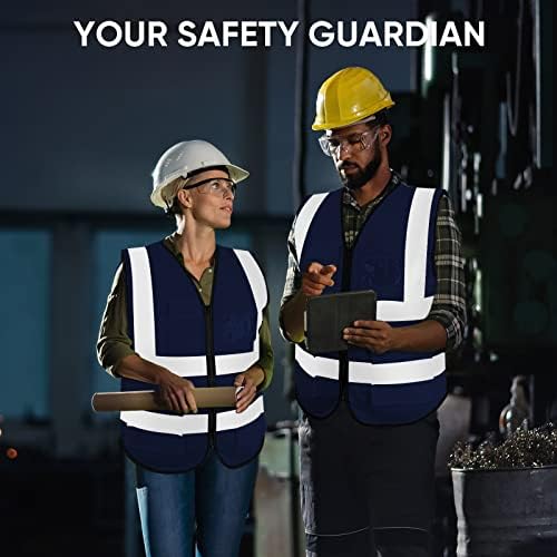 TICONN High Visibility Reflective Safety Vest for Men & Women, ANSI Class 2 - Image 6