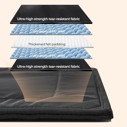 Chew Proof Indestructible Dog Crate Pad,X-Small (17"x23") - Image 3