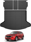 Mixsuper Cargo Liner for Mazda CX-5 CX5 2017-2024 2025, All Weather Trunk Mat Backrest Mat TPE Back Seat Cover Protector for CX5 Accessories by Mixsuper