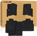 Floor Mats for Ford F-150 2004-2008 SuperCrew Cab&2006-2008 Lincoln Mark LT Crew Cab, All Weather Protection TPE Front and Rear Row Floor Liners for Ford F150 Accessories car mats -Black by Unknown