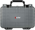 Eylar Protective Gear and Camera Hard Case Waterproof Dry Box with Foam 11.6 Inch 8.3 Inch 3.8 Inch (Gray) by Eylar