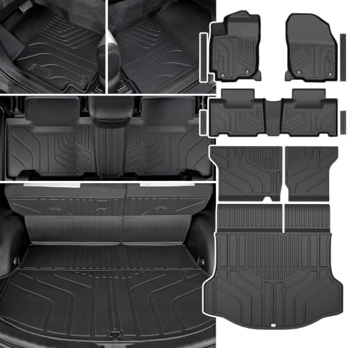 Floor Mats for Toyota RAV4 2013-2018 Gas Only, with Cargo Mat by JOULARISE