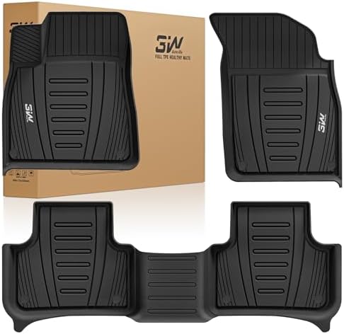 3W Floor Mats for Audi Q7/SQ7 2017-2026 & Q8 2019-2026, 4M TPE by 3W