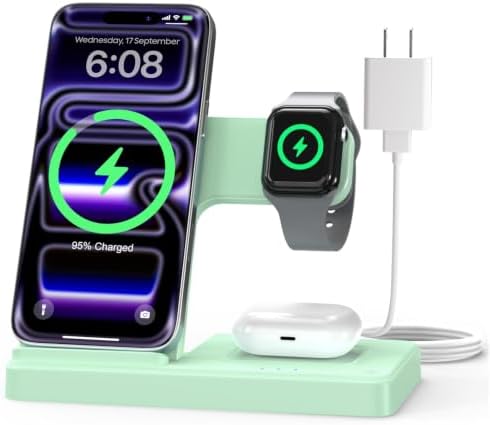 GETPALS Wireless Charger iPhone Charging Station for Apple Multiple Devices by GETPALS