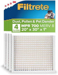 Filtrete 20x30x1 Air Filter, MERV 8, MPR 700, 4 HVAC Filters by Filtrete