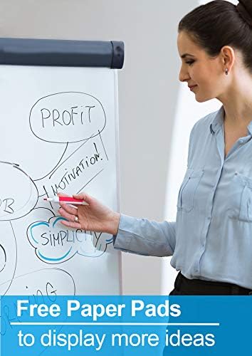 Dry Erase Easel 36" x 24", Height Adjustable Magnetic White Board - Image 5