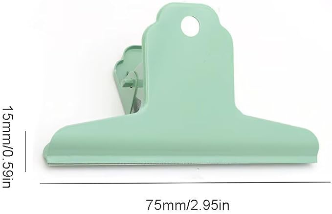 2PCS Extra Large Binder Clips Metal Bulldog Clips Large Paper Clamps Holder - Image 9