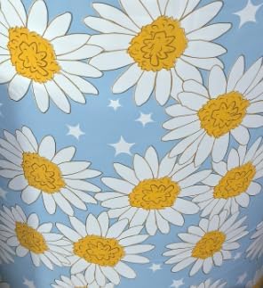 Poly Mailers Blue Daisy printed Shipping Bags, 2.4mil Thickness, Waterproof and by VAPULCIO